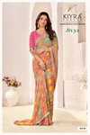 Jivya By Kiyra Georgette Printed Wholesale Daily Wear Saree Suppliers In Mumbai
